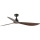 FARO 34362 - Ανεμιστήρας οροφής OUTWOOD L καφέ/μαύρο διάμετρος 150 cm IP44 + τηλεχειριστήριο