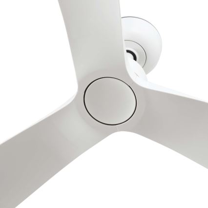 FARO 34363WT - Ανεμιστήρας οροφής OUTWOOD L, λευκός Ø 150 cm Wi‑Fi Tuya IP44 + τηλεχειριστήριο