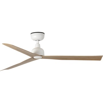 FARO 34370 - Ανεμιστήρας οροφής MARINE M, διάμ. 125 cm, καφέ/λευκό, IP44 + τηλεχειριστήριο