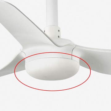 FARO 3R773 - Ανταλλακτικό κάλυμμα για ανεμιστήρα MINI PUNT, διάμ. 12 εκ., λευκό