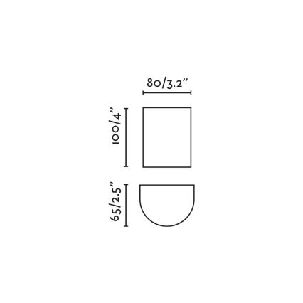 FARO 40523 - Φωτιστικό τοίχου SOLE 1xGU10/8W/230V μαύρο στρογγυλό