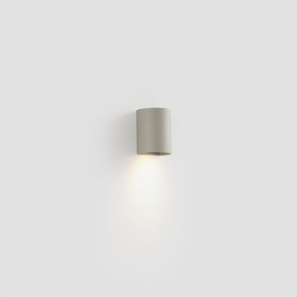 FARO 40524 - Φωτιστικό τοίχου SOLE 1xGU10/8W/230V γκρι στρογγυλό