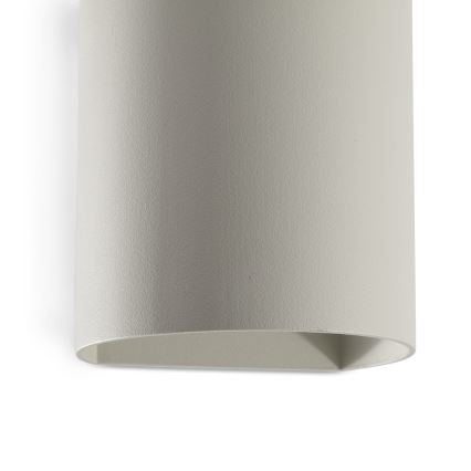 FARO 40524 - Φωτιστικό τοίχου SOLE 1xGU10/8W/230V γκρι στρογγυλό
