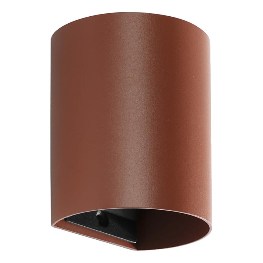 FARO 40525 - Φωτιστικό τοίχου SOLE 1xGU10/8W/230V τούβλο στρογγυλό