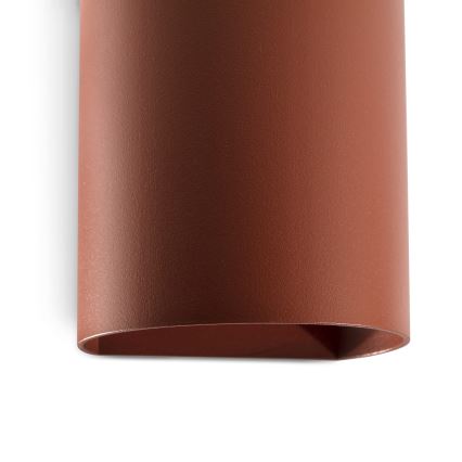 FARO 40525 - Φωτιστικό τοίχου SOLE 1xGU10/8W/230V τούβλο στρογγυλό
