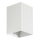 FARO 40534 - Φωτιστικό τοίχου SOLE 1xGU10/8W/230V λευκό αυλακωτό γωνιακό