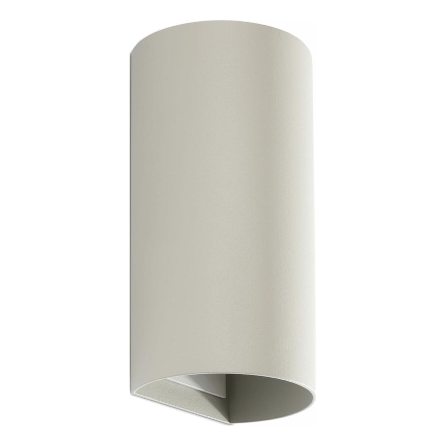 FARO 40540 - Φωτιστικό τοίχου SOLE 2xGU10/8W/230V γκρι στρογγυλό