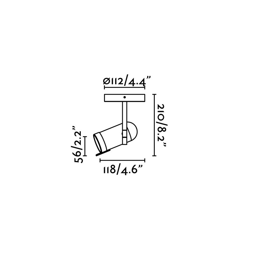 Faro 43530 - Φωτιστικό σποτ ORLEANS 1xGU10/8W/230V μαύρο