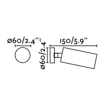 FARO 43722 - Φωτιστικό σποτ STAN 1xGU10/8W/230V λευκό