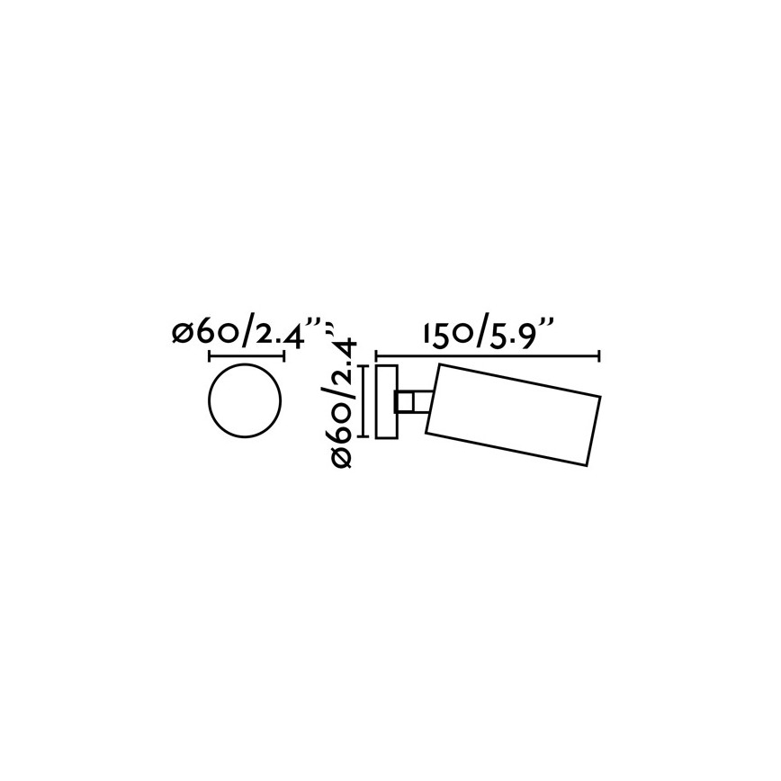 FARO 43722 - Φωτιστικό σποτ STAN 1xGU10/8W/230V λευκό