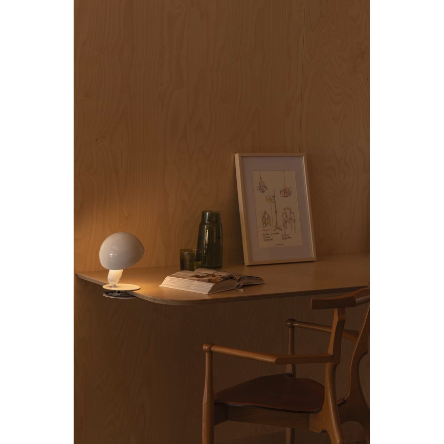 FARO 56101 - Eπιτραπέζια λάμπα με κλιπ 2σε1 BELA 1xE27/15W/230V λευκό