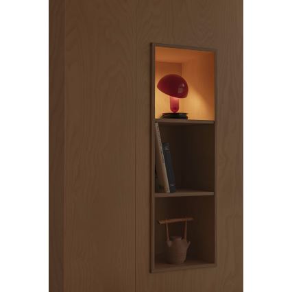 FARO 56103 - Eπιτραπέζια λάμπα με κλιπ 2σε1 BELA 1xE27/15W/230V κόκκινο