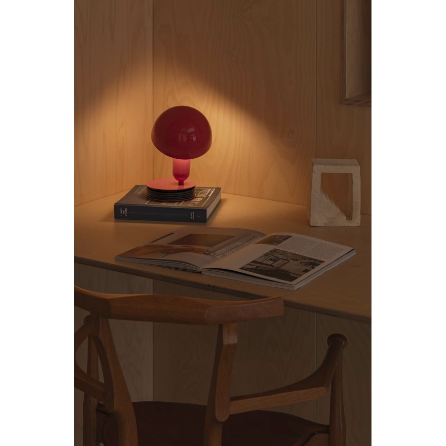FARO 56103 - Eπιτραπέζια λάμπα με κλιπ 2σε1 BELA 1xE27/15W/230V κόκκινο
