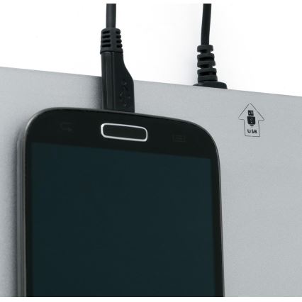 FARO 62122 - LED Επιτοίχιο φωτιστικό σποτ SUAU LED/3W/230V USB λευκό