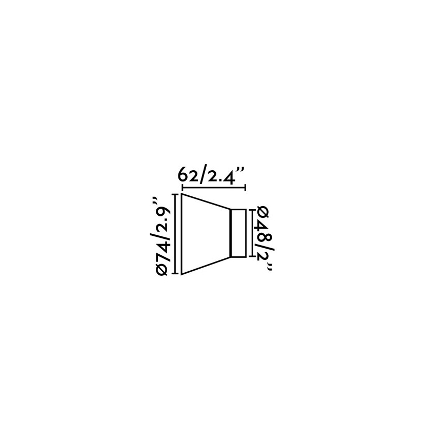 Faro 62300 - Φως τοίχου KERA 1xE27/15W/230V