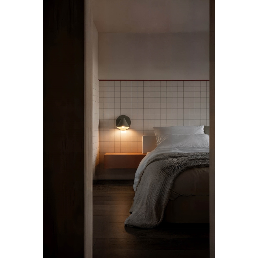 FARO 62356 - Επιτοίχιο φωτιστικό σποτ NOON 1xE27/15W/230V πράσινο