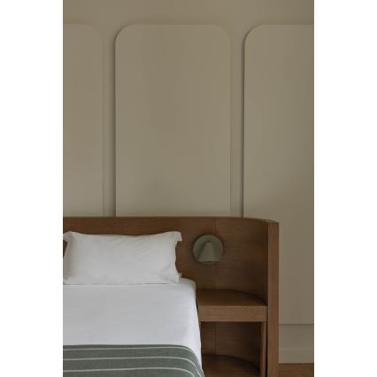 FARO 62356 - Επιτοίχιο φωτιστικό σποτ NOON 1xE27/15W/230V πράσινο