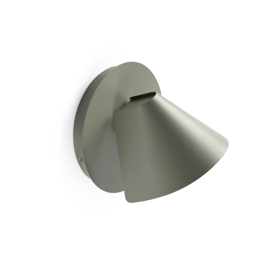 FARO 62356 - Επιτοίχιο φωτιστικό σποτ NOON 1xE27/15W/230V πράσινο