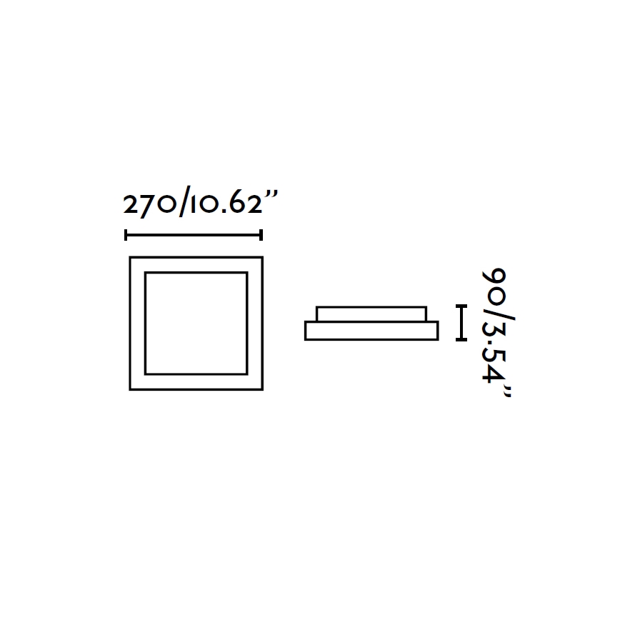 FARO 62968 - Φωτιστικό οροφής μπάνιου TOLA 1 1xE27/20W/230V IP44