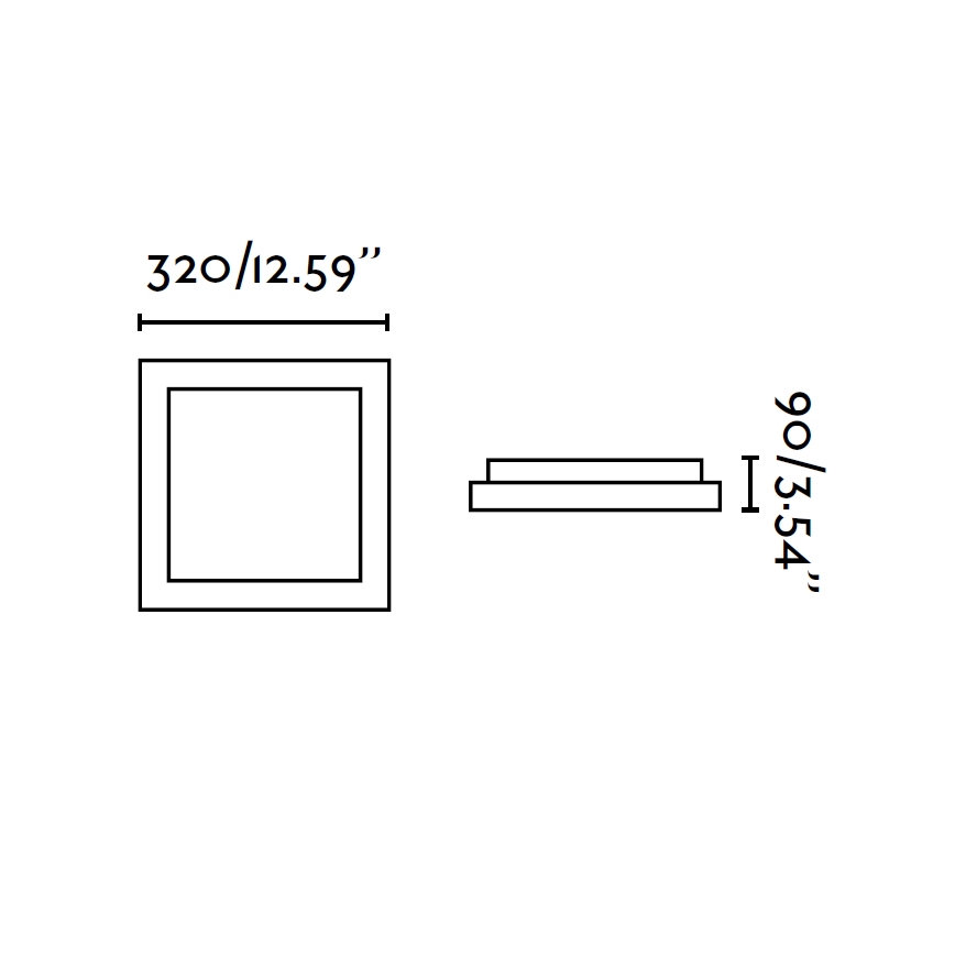 FARO 62969 - Φωτιστικό οροφής μπάνιου TOLA 2 2xE27/20W/230V IP44