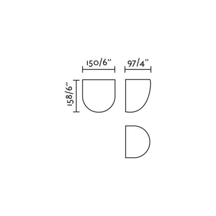 FARO 63428 - Φωτιστικό τοίχου KAPPU 1xE14/7W/230V 15,8x15 cm λευκό