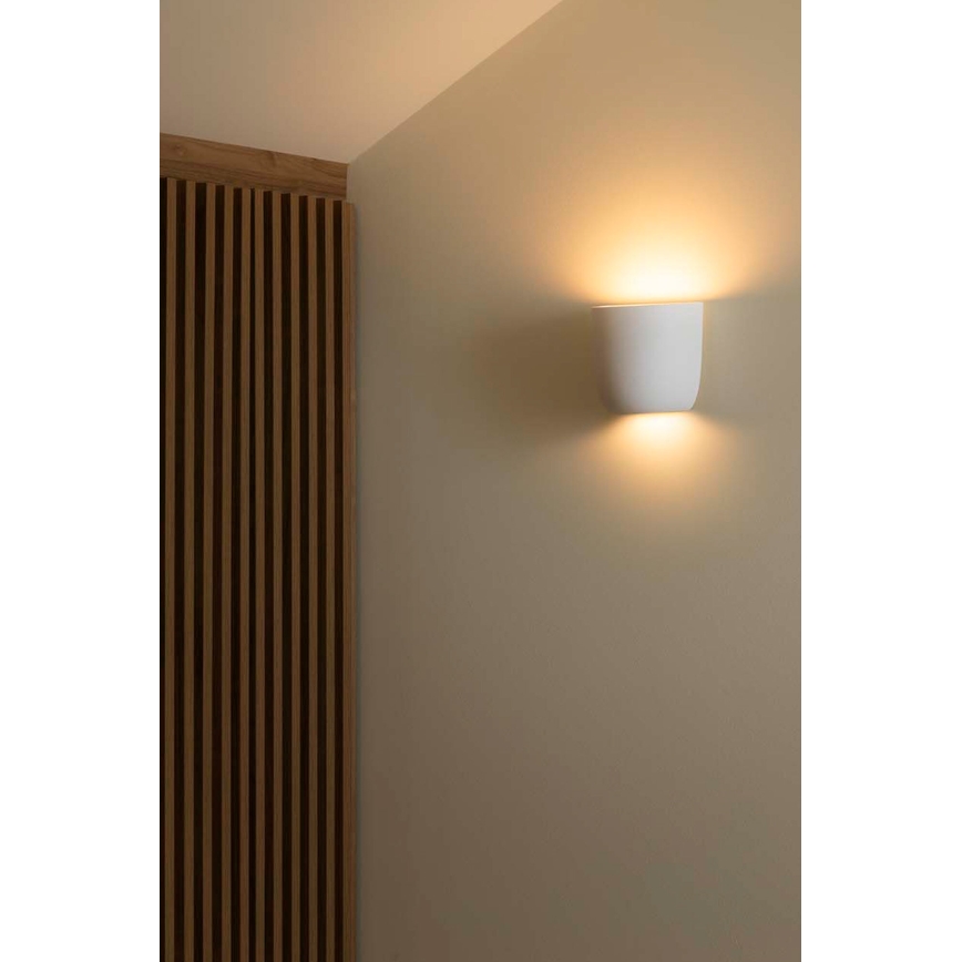 FARO 63428 - Φωτιστικό τοίχου KAPPU 1xE14/7W/230V 15,8x15 cm λευκό