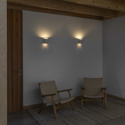 FARO 63429 - Φωτιστικό τοίχου KAPPU 1xE14/7W/230V 25x15 cm λευκό