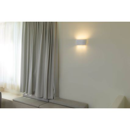 FARO 63430 - Φωτιστικό τοίχου KAPPU 2xE14/7W/230V 16,8x30 cm λευκό