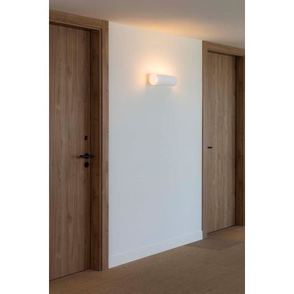 FARO 63436 - Φωτιστικό τοίχου TRAMA 2xE14/7W/230V λευκό