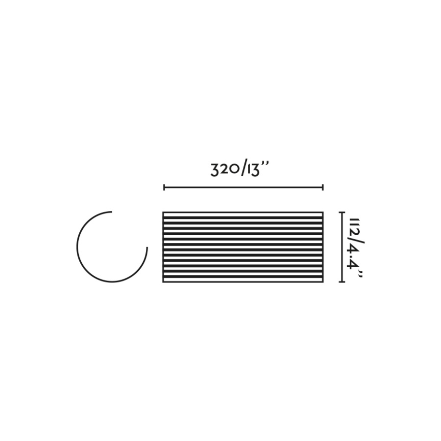 FARO 63436 - Φωτιστικό τοίχου TRAMA 2xE14/7W/230V λευκό