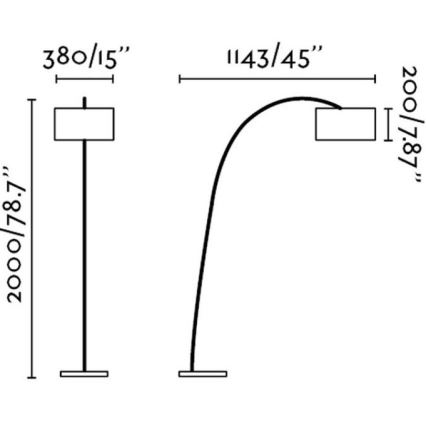 Faro 68462 - Επιδαπέδια λάμπα PAPUA 1xE27/60W/230V