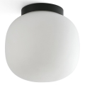 FARO 68611 - Φωτιστικό οροφής AMELIA 1xE27/15W/230V IP44 λευκό/μαύρο