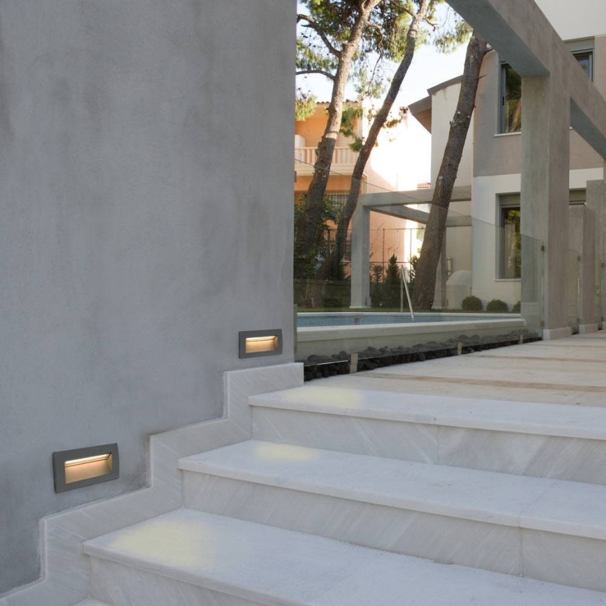 FARO 70147 - LED εντοιχισμένο εξωτερικό φωτιστικό SEDNA-2 LED/3W/230V IP65