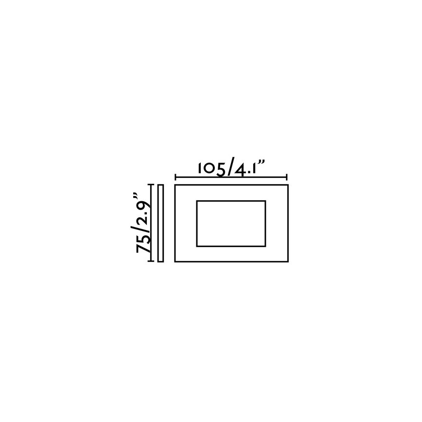 FARO 70163 - Κρεμαστό φως εξωτερικού χώρου LED SPARK-1 LED/5W/230V IP65