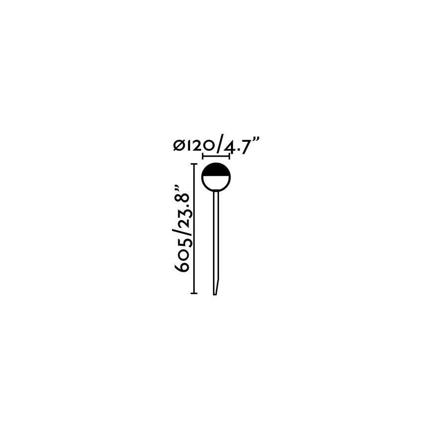 FARO 70245 - Λάμπα εξωτερικού χώρου LED PICCOLA LED/8W/230V IP65
