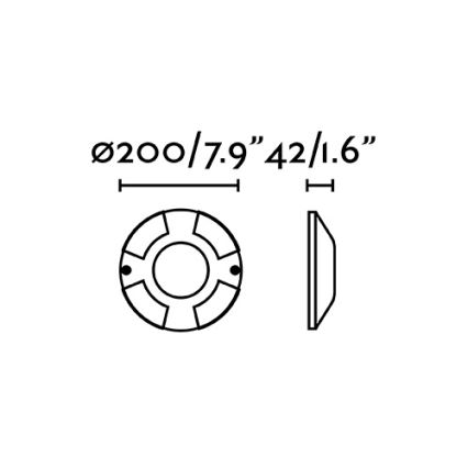 FARO 70287 - Φωτιστικό δρόμου εξωτερικού χώρου LED LOTH-3 4xLED/3W/230V IK10 IP67