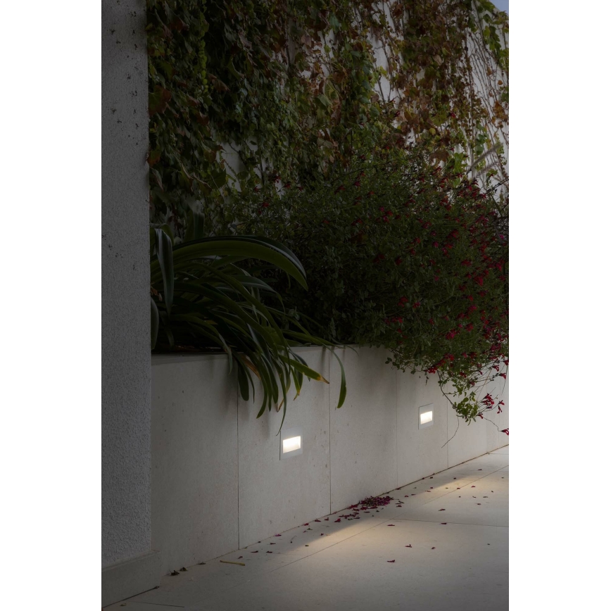 FARO 70288 - LED Εντοιχιζόμενο φωτιστικό MANI LED/5W/230V 2200/2700/3200/4000K IK07 IP65 λευκό