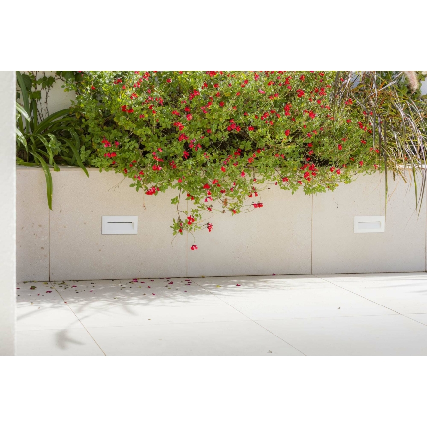 FARO 70288 - Εντοιχιζόμενο φωτιστικό LED MANI LED/5W/230V 2200/2700/3200/4000K IK07 IP65 λευκό