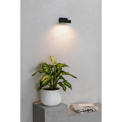 FARO 70294 - LED φωτιστικό τοίχου εξωτερικού χώρου BALIC LED/8W/230V 3000/4000/6500K IP65 μαύρο