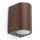 FARO 70324 - Εξωτερικό επίτοιχο φωτιστικό ESTELA 1xGU10/5W/230V IP65 καφέ