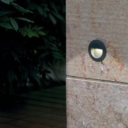 FARO 70403 - Φως τοίχου εξωτερικού χώρου LED MINI RACING LED/1,2W/230V IP44