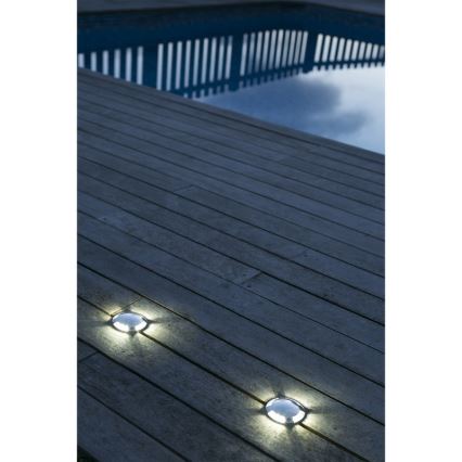 FARO 70564 - Φωτιστικό χωνευτό LED εξωτερικού χώρου KEENAN-3 LED/1W/12V IP67