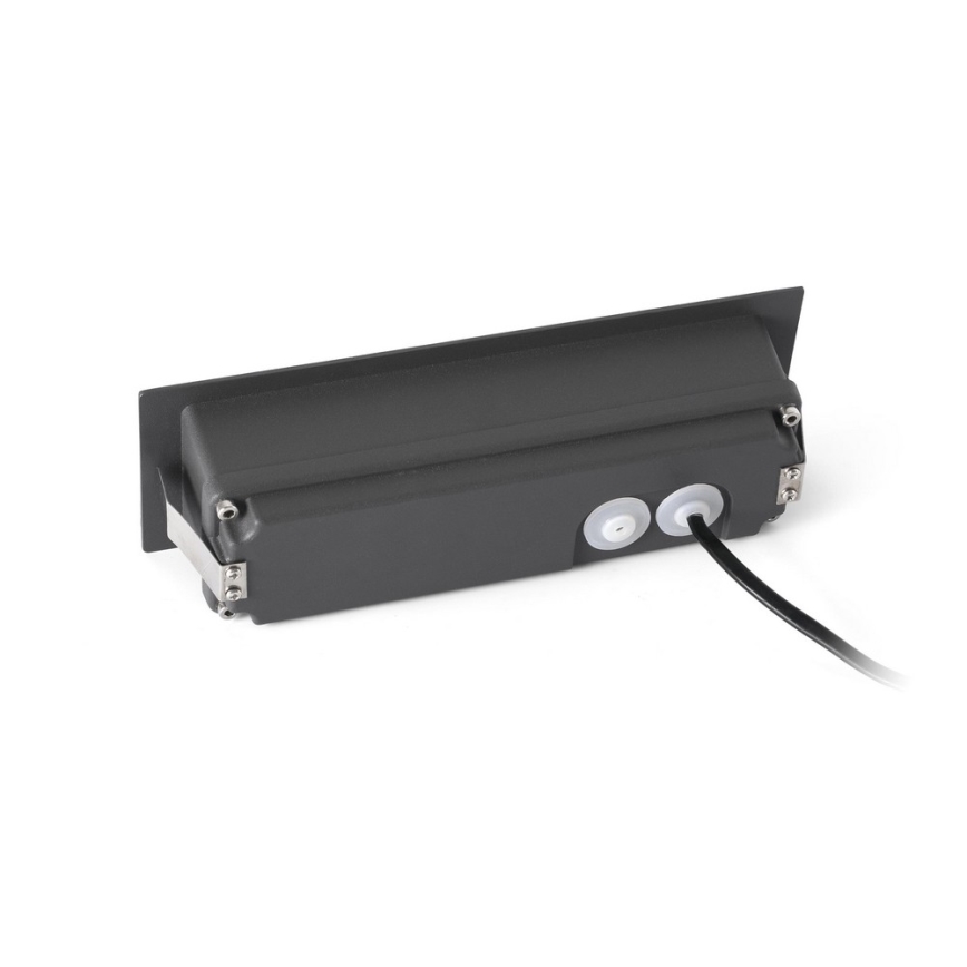 FARO 70638 - Εξωτερικό εντοιχιζόμενο φωτιστικό LED NAT LED/8W/230V IP65 μαύρο