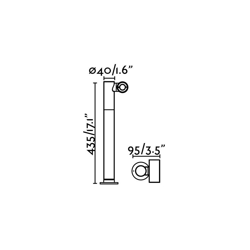 FARO 70783 - Λάμπα εξωτερικού χώρου LED SPY-2 LED/6W/230V IP65