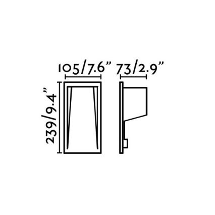 FARO 70833 - Κρεμαστό φως εξωτερικού χώρου LED SOUN-2 LED/5W/230V IP65