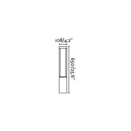 FARO 70842 - Φωτιστικό LED εξωτερικού χώρου AGRA LED/9W/230V IP55 ανθρακί