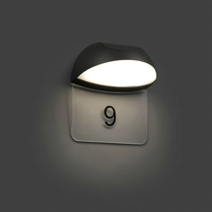 FARO 71197 - Εξωτερικό επιτοίχιο φωτιστικό LED NUM LED/7W/230V IP54