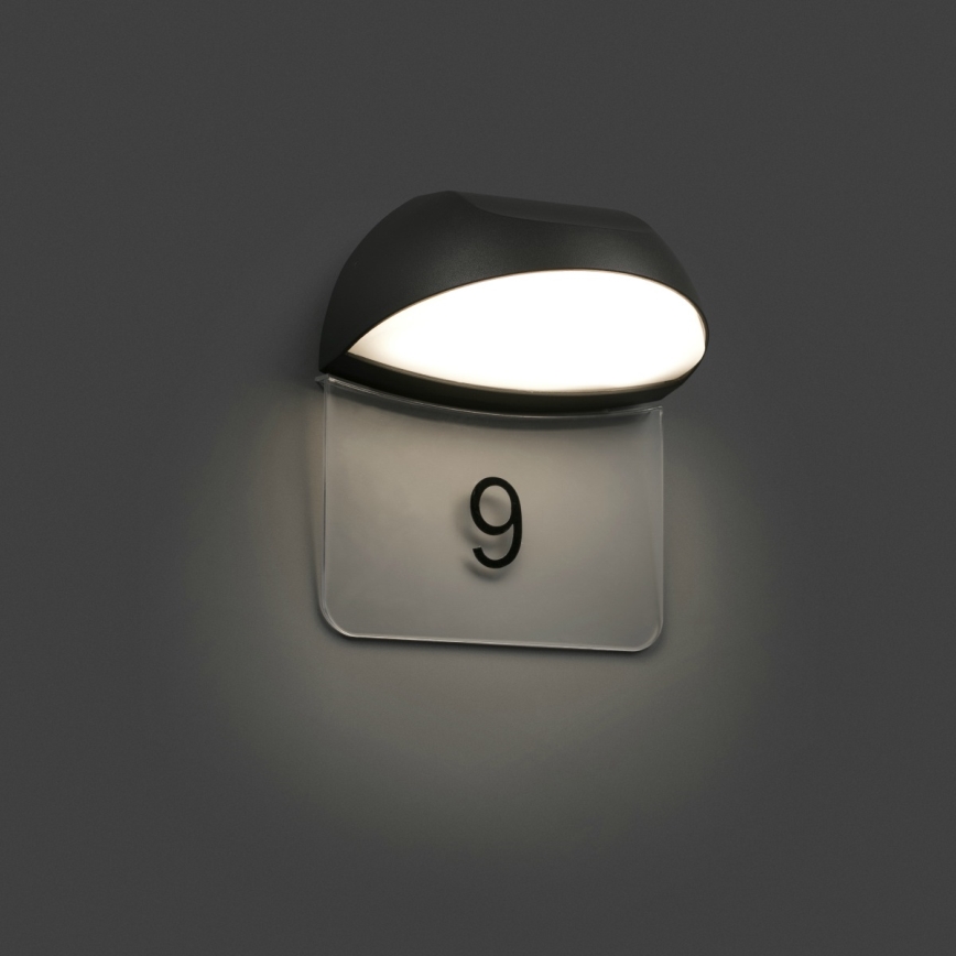 FARO 71197 - Εξωτερικό επιτοίχιο φωτιστικό LED NUM LED/7W/230V IP54