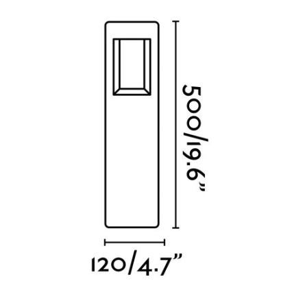 FARO 71199 - Λάμπα εξωτερικού χώρου LED NAYA LED/8W/230V IP54