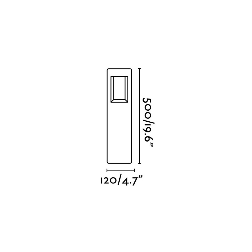 FARO 71199 - Λάμπα εξωτερικού χώρου LED NAYA LED/8W/230V IP54